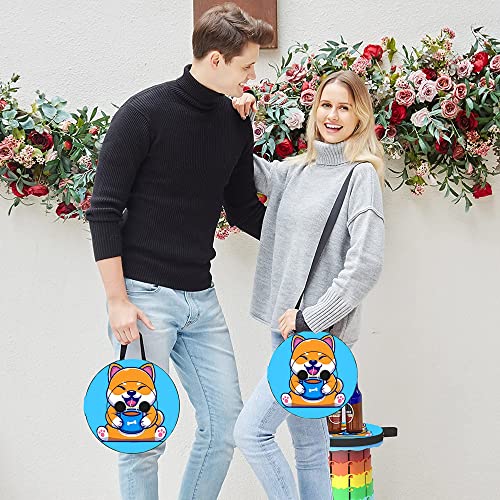 Alevmoom Folding Stool, Adjustable, Portable, Lightweight, Safety and Stability, Multi-Application - color: Puppy