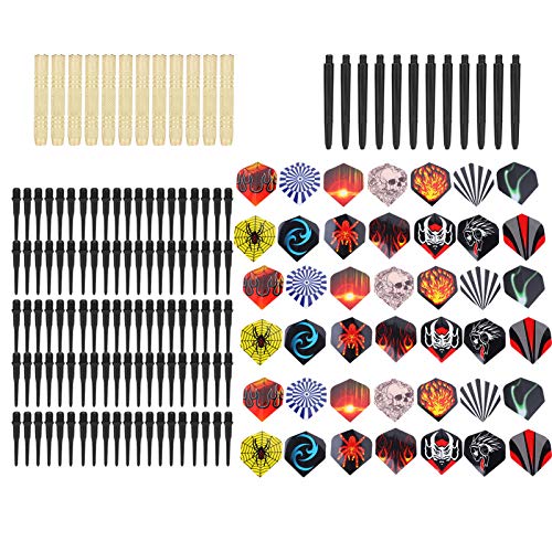 Alomejor Soft Tip Darts Set for Lovers, Competitive Sport Practice Tool for All Skill Levels, 14G Safety Set with 12Pcs Shaft Casual and Entertaining Games