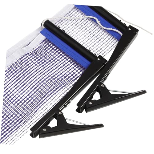 Table Tennis Net with Rack Portable Easy-Setup Replacement Net for for Family Fun and Practice Includes Durable Design for Enhanced Visibility