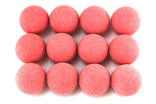 Tornado Official Foosballs Tournament Table Soccer Balls - Made in The USA - Commercial Quality - Play Like The Pros - color: Pink, size: 12 Balls
