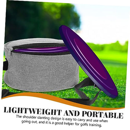 balacoo Lightweight Golf Disc Storage Bag Multi Functional Shoulder Pouch for Outdoor Beginners Material for Golf Enthusiasts