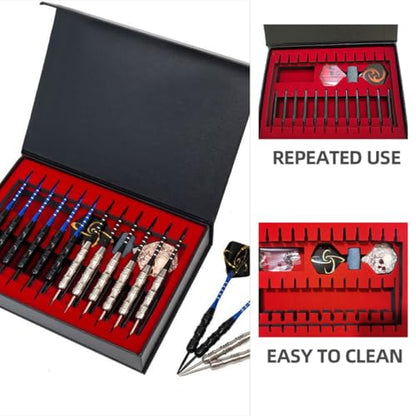 MAGICLULU Portable Darts Case Eva Darts Organizer with Protective Hard Shell Suitable for Travel and Casual Activities Storage