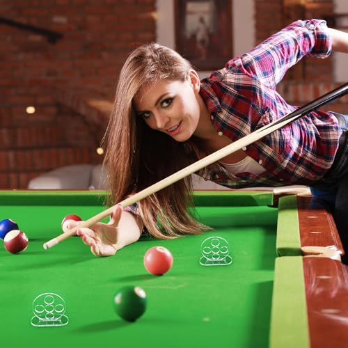 Tizee 2Pcs Billiards Training Aids – Billiard Rod Trainer Aiming Helper, Stable Billiard Strokes Trainer, 5-Hole Design, Transparent Acrylic Material, for Beginners and Pros