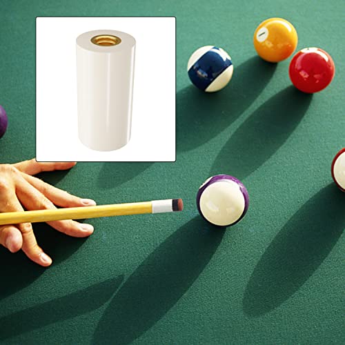 GSE Games & Sports Expert 10 Pieces 12mm/13mm Billiard Pool Tips, Soft/Hard Screw-on Tips Replacement or White Pool Cue Stick Nylon Ferrules Replacement - size: 12mm, style: Nylon Ferrules