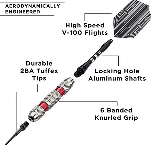 Viper Wind Runner Soft Tip Darts, 18 Grams - color: Red