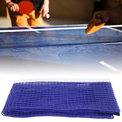 Generic Portable Tennis Table Net, Professional Polyester Net with Metal Bracket and Carry for Indoor Outdoor Table Tennis Replacement Accessories