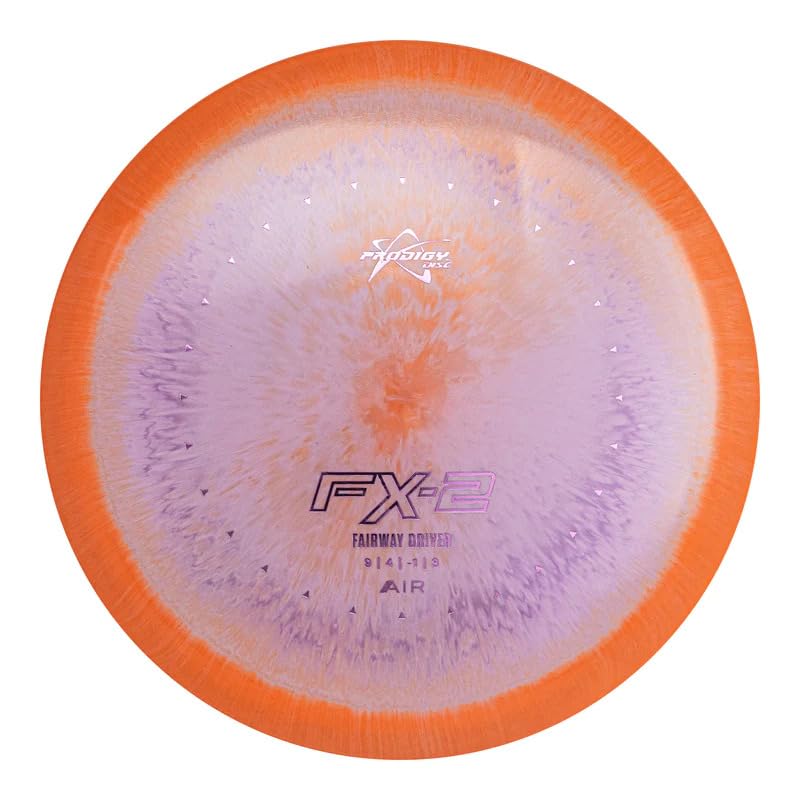 Prodigy Disc FX-2 AIR | Lightweight Disc Golf Fairway Driver | Overstable Flight in All Conditions | New Lightweight Plastic | Alternative to Firebird | Colors May Vary