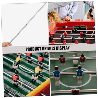 Table Soccer Rod Iron Pole Desk Soccer Machine Accessory Foosball Replacement Handles