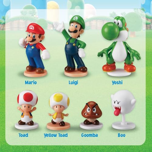 EPOCH Games - Super Mario Blow Up Shaky Tower Tabletop Game – Kids Family Board Game for Multiplayer Game Night, Ages 4+