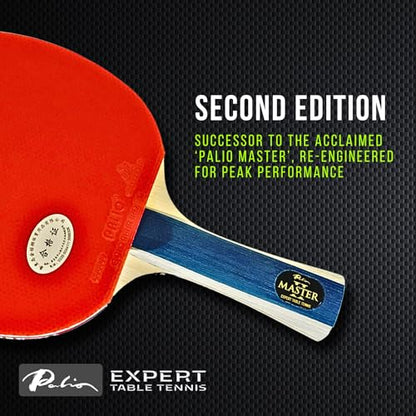 Palio - color: Blue Handle, Red/Black Rubbers