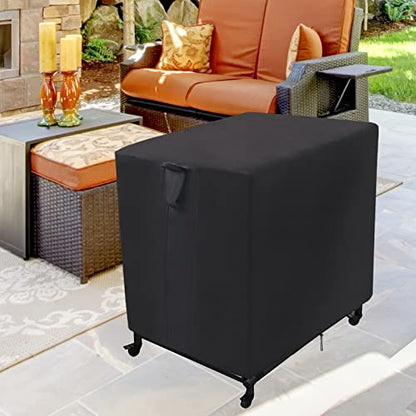Outdoor Prep Table Cover, Waterproof Cover for Ooni Medium Modular Stainless Steel Table, Outside Covers for Ooni Pizza Oven Tables - 32 x 24 x 36 Inch