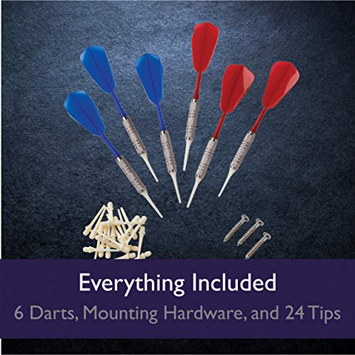 Viper 800 Electronic Dartboard, 15.5 in Regulation Target, 57 Games, 16 Players, 6 Darts Included, Black