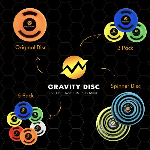 Gravity Disc Foam Fliers – Perfect Alternative for Hard Plastic Frisbees – Amazing Frisbees for Kids and Outdoor Activities - Soft Frisbee Aids in Avoiding Injury Contact