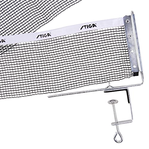STIGA 72" Ping Pong Net and Post Set - Fits Regulation-Sized Ping Pong Tables