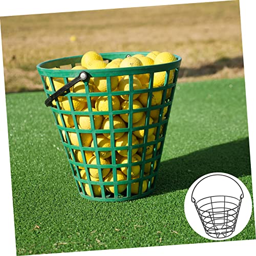LIOOBO 1pc Golf Basket Golf Ball Basket Golf Ball Dispenser Golf Ball Tray Mens Golf Range Basket Golf - color: Dark Green