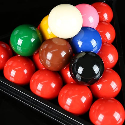 ASKA Billiards Snooker Balls Set, 22 Balls Including a Cue Ball - style: SB01A, Grade A, Set of 22 balls 2-1/4