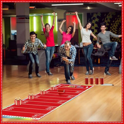 Lewtemi Party Can Rolling Game Props Fun Graduation Party Games Roll The Can Challenge Raffle Set for Graduation & Birthday Parties Family Gatherings, Team Building, Outdoor Events