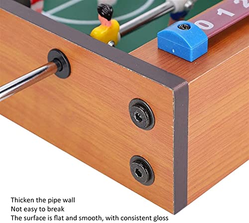 Tabletop Foosball Table- Portable Mini Table Football/Soccer Game Set with Two Balls and Score Keeper for Adults and Kids Play