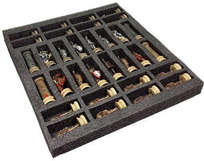32 Piece Themed Set of Chess Men Pieces - NO Board (Armored Knights)