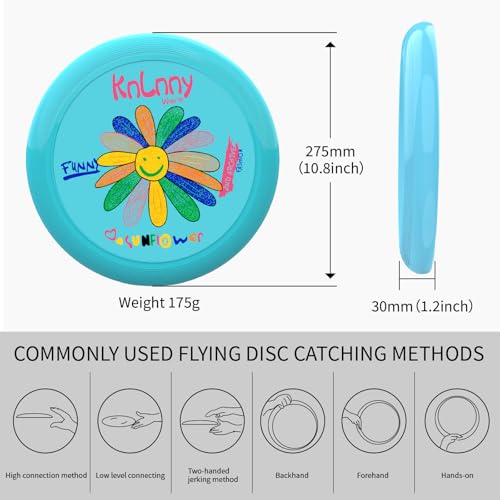 KnLnny Ware LED Flying Disc for Outdoor Games - color: Blue