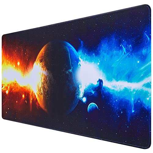 Canjoy Gaming Mouse Pad, Large Extended Mouse Pad Big Computer Mousepad for Home Office Gaming Work 31.5x15.7inch - color: Ice and Fire