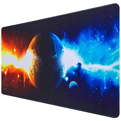 Canjoy Gaming Mouse Pad, Large Extended Mouse Pad Big Computer Mousepad for Home Office Gaming Work 31.5x15.7inch - color: Ice and Fire