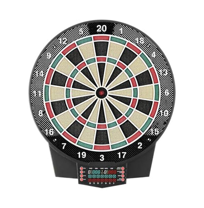 Electronic Dart Board, 15.5" Target, 43 Games, 320+ Variations, 8 Players, LCD Scoring, 6 Darts & 50 Tips - Home Game Room