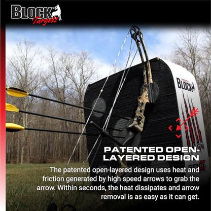 Block GenZ 16" Youth Open Archery Target, 40Lb Draw, Easy Removal, Multi-Color - style: GenZ XL (20")