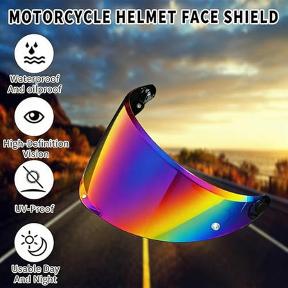 AGV K6 and K6S Visor (Gradient Blue) - color: Gradient Blue