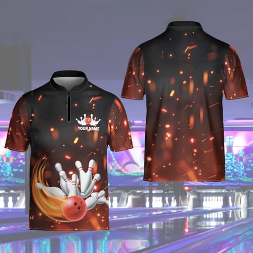 Personalized Custom Jersey for Men, Uniform Shirt for Bowling Team Gift - color: D3
