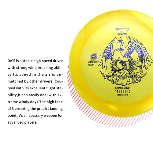 Yikun Disc Golf Disc Starter Set 3pcs Includes Golf Disc Driver Mid-Range Putter Disc Golf Set Beginner 165-176g Premium Disc Golf Set for Competition