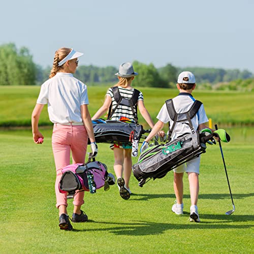 4 Pieces Golf Tee Holder Golf Ball Carry Bag Pouch Ball Holder Keychain Belt Clip Gifts Accessories - color: Vivid Color