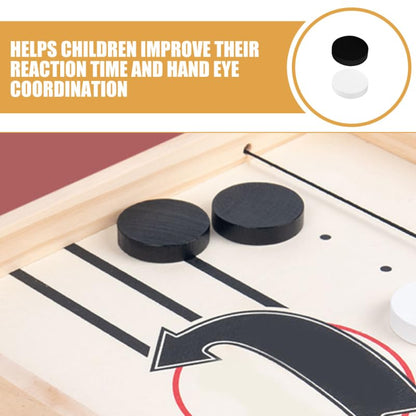 KICHOUSE 10 Pcs Fast Sling Puck Game Pieces for Family Tabletop Hockey Game Portable Interactive Fun for Kids and Adults