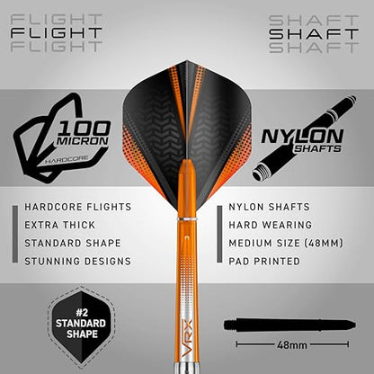 RED Dragon Amberjack Series Softip Professional Darts 18 g Darts Set with Flights and Shafts