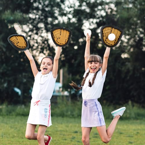 Toss and Catching Ball Game Outdoor Beach Toys for Kids Sticky Toddler Baseball Training Glove Beginner Kids Baseball Training Glove & Catching Ball Toys for 3 4 5 6 7 8 9 10 Year Old Boys Girls
