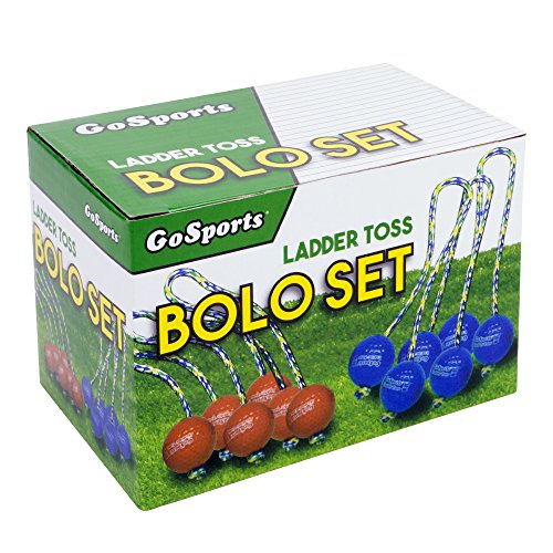 GoSports Ladder Toss Bolo Replacement Set - Kid Safe Soft Rubber or Hard Golf Balls - style: Hard Golf Balls