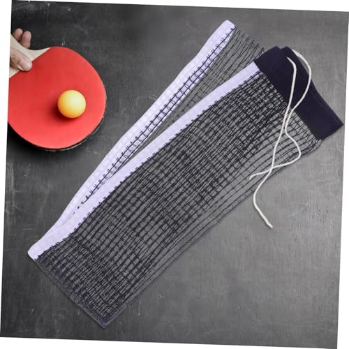 LIOOBO Tennis Table Net Mesh Net Cotton-Polyester Portable Foldable Ideal for Outdoor/Indoor Play Clamp