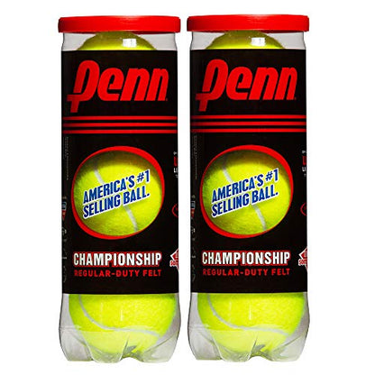 Penn Championship Tennis Balls - Regular Duty - size: 2 Cans