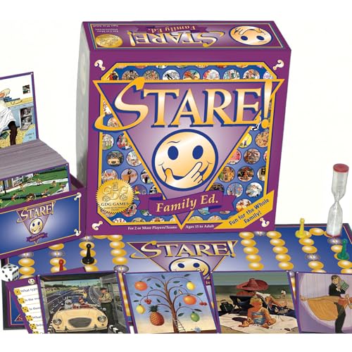 Stare - Fun Game of Visual Recall Where Quirky Image Cards Challenge Players' Minds – Classic for Adult & Family Game Night