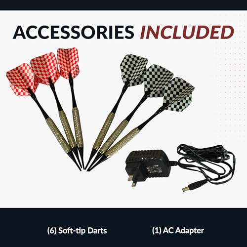HathawayWinner's Choice 18-in Bristle Dartboard - color: Black/Multi, size: 20.5 inches (W) x 22.75 inches (H)