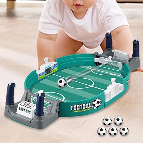 Mini Tabletop Football Pinball Games Table Board Hand Eye Coordination Soccer Football Games for Rooms Family Night Parties Adults, Upgraded Large