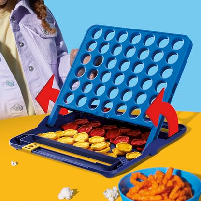 Official Hasbro Games Connect 4 Game (2025 Edition) | All-in-1 Storage, Carrying Case, Score Tracker | Ages 6+ | 2 Players | Family Games for Kids