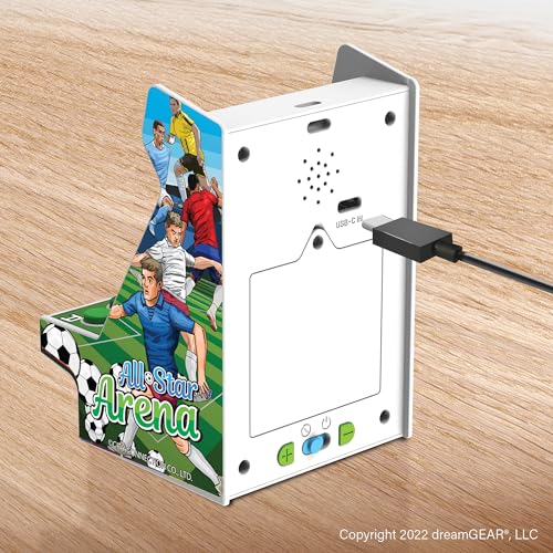 MY ARCADE All-Star Arena Nano Player - 4.5" Fully Playable Portable Mini Arcade Machine with 207 Retro Games, 2.4" Screen Color Display - style: All Star Arena