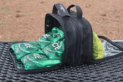 ACE PRO Cornhole Bag Carry Case Options | Storage, Transport, Utility Pouch for Cornhole Bags - style: Double Case