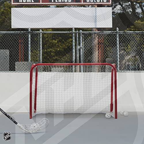 Franklin Sports Kids Mini Street Hockey Goal - Portable Folding Steel Floorball Goal - 36" x 24"