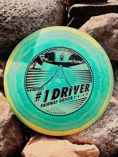 Lightning Disc Golf 3-Disc Set – Rubber Putter (2 | 3 | 0 | 0.5), #2 Hookshot (6 | 5 | -1 | 2), #1 Driver (7 | 4 | -2 | 2) – Sure Grip Plastic for Beginners - Contains a Driver, Midrange & Putter