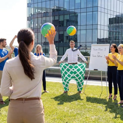Ceenna Funny Granny Pants Game Set, Giant Pants Yard Games for Adults Players, Hilarious Team Relay Toss Race for Backyard Lawn Party Camping Family Reunion Carnival - style: Stylish