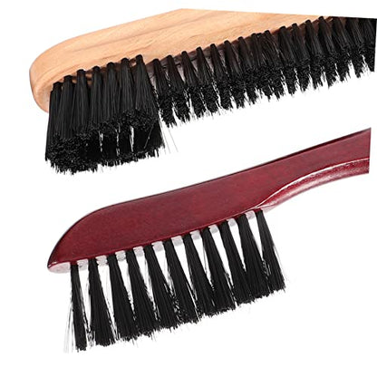 Billiards Pool Table and Rail Cleaning Set 2 Pcs Billiard Brush Kit Pool Table Cleaning Brush Supplies