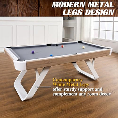 Barrington Billiards Multiple Styles Pool Table, Preassembled Playfields with Complete Billiard Accessory Sets, Perfect for Family Game Rooms | Multiple Styles - style: 7 Ft. Camden