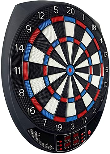 Electronic Dart Board, Electronic Soft Tip Dart Board, Electronic Dartboard Game Set, Dart Target with LCD Scoring Screen, 6 Soft Darts